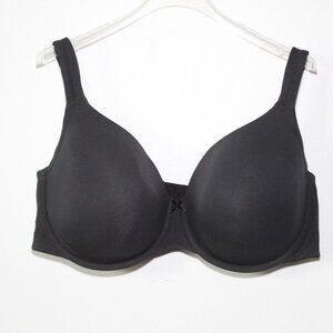 Cacique Lane Bryant Lightly Lined Full Coverage Bra Black Size 46DDD H13300